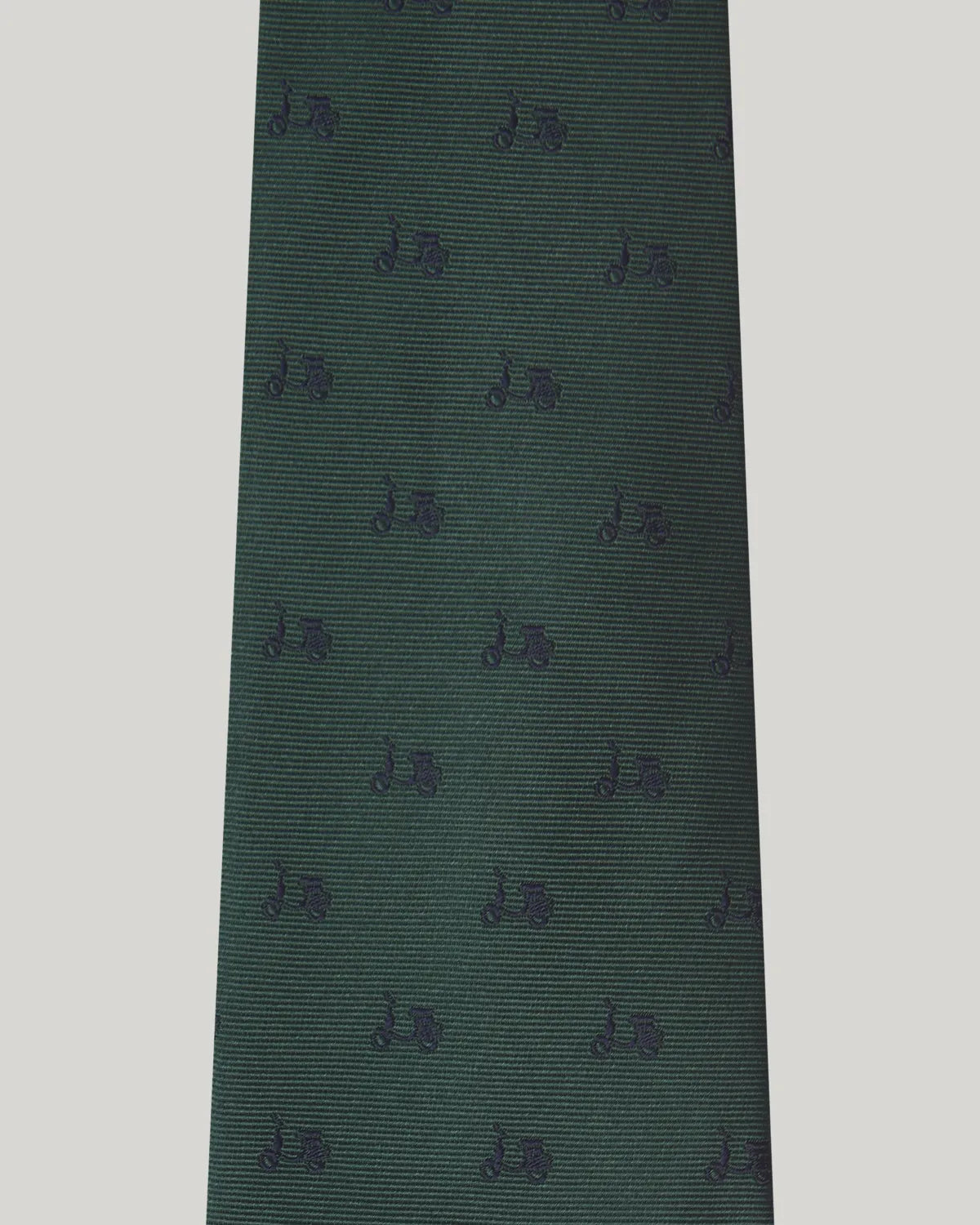 Corbata logo seda verde | SCOTTA