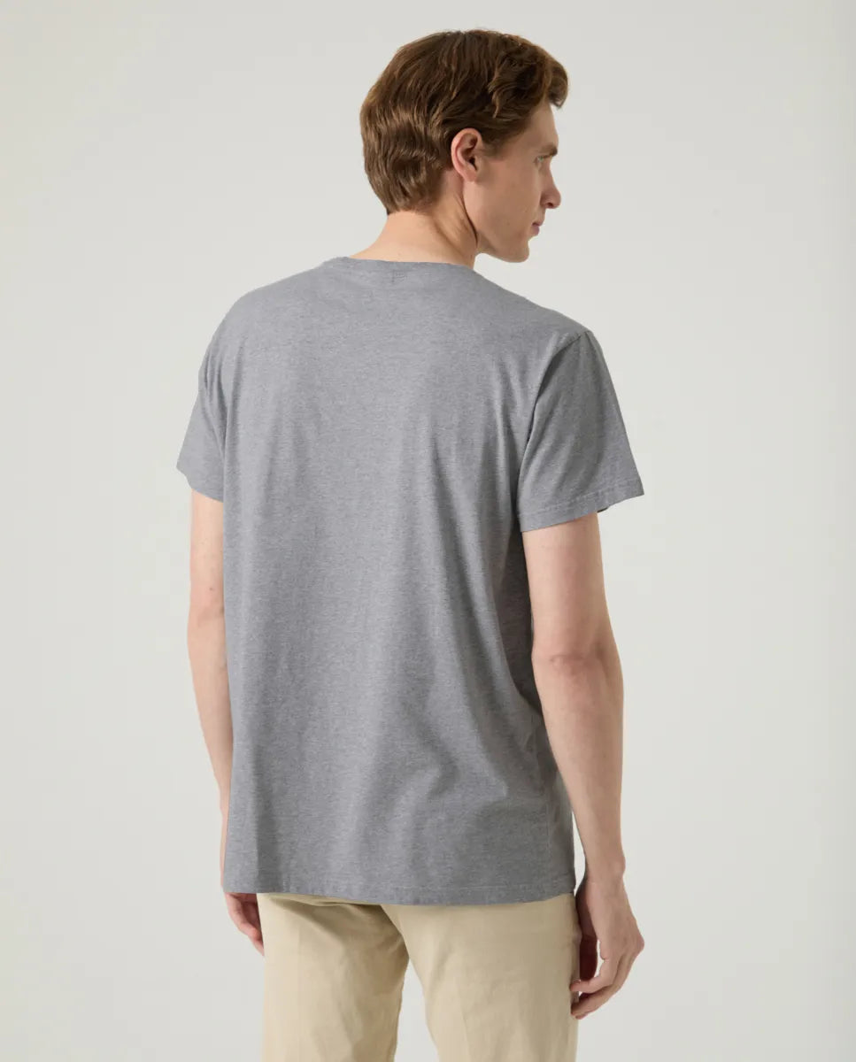 Camiseta Classic Organic Gris Melange | SCOTTA
