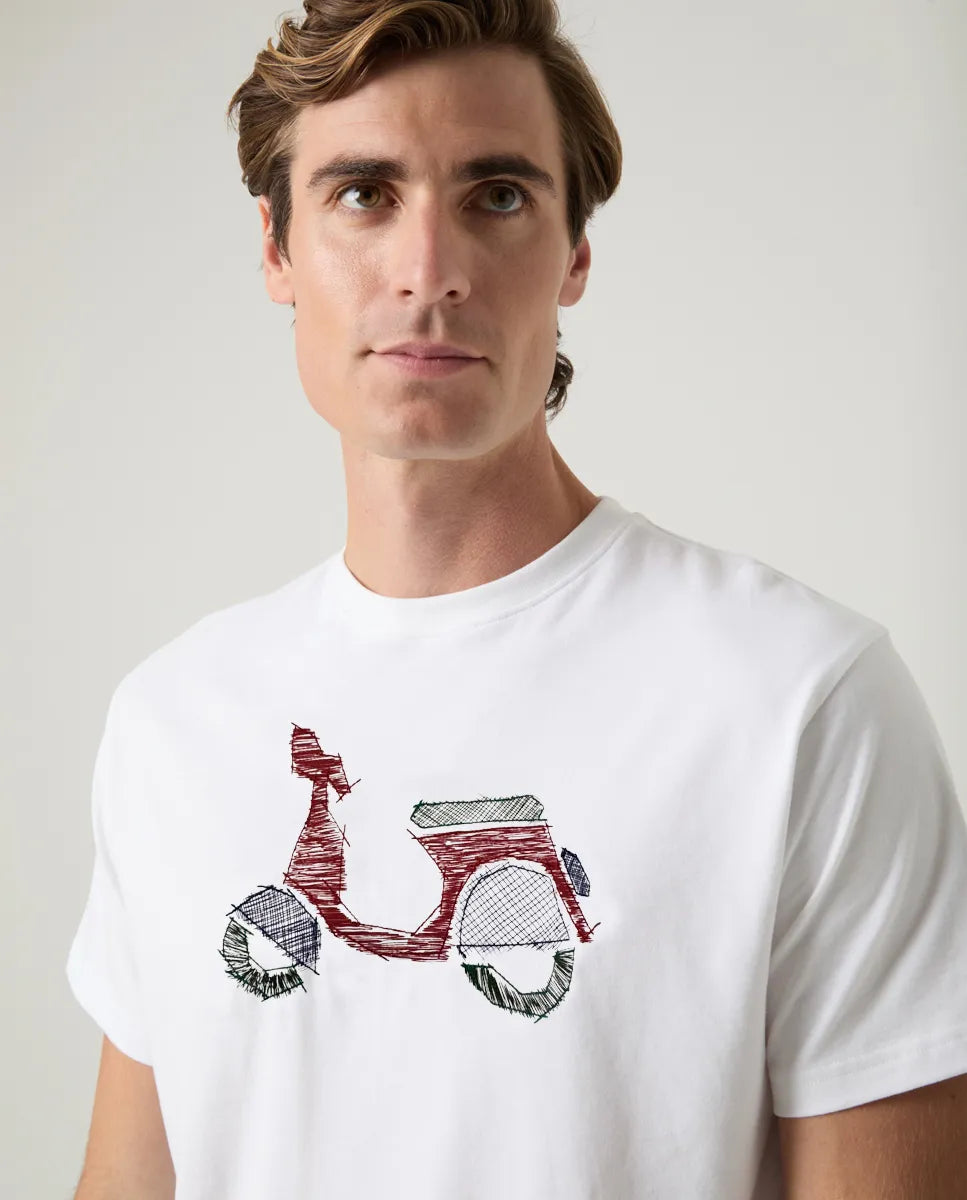 Camiseta Logo Frontal Blanco | SCOTTA