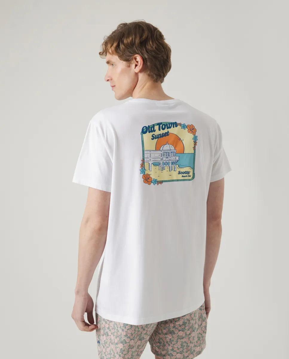 Camiseta old town blanco | SCOTTA