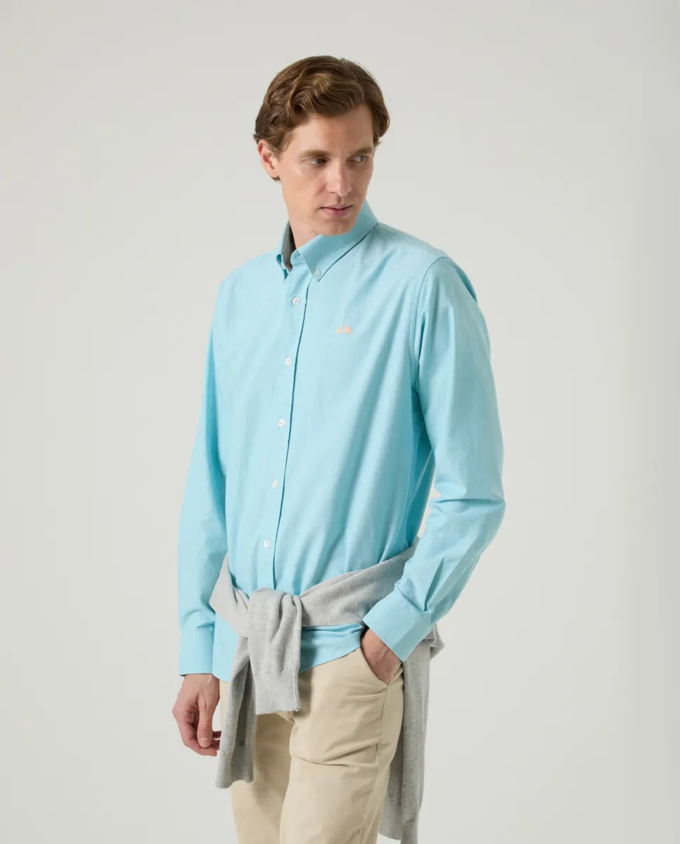 Camisa Oxford Turquesa | SCOTTA