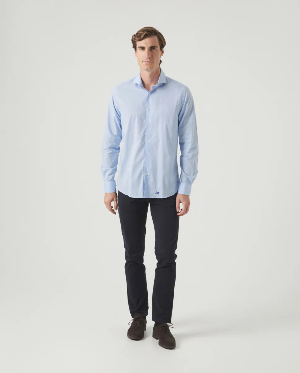 Camisa Classic Gallo Azul | SCOTTA