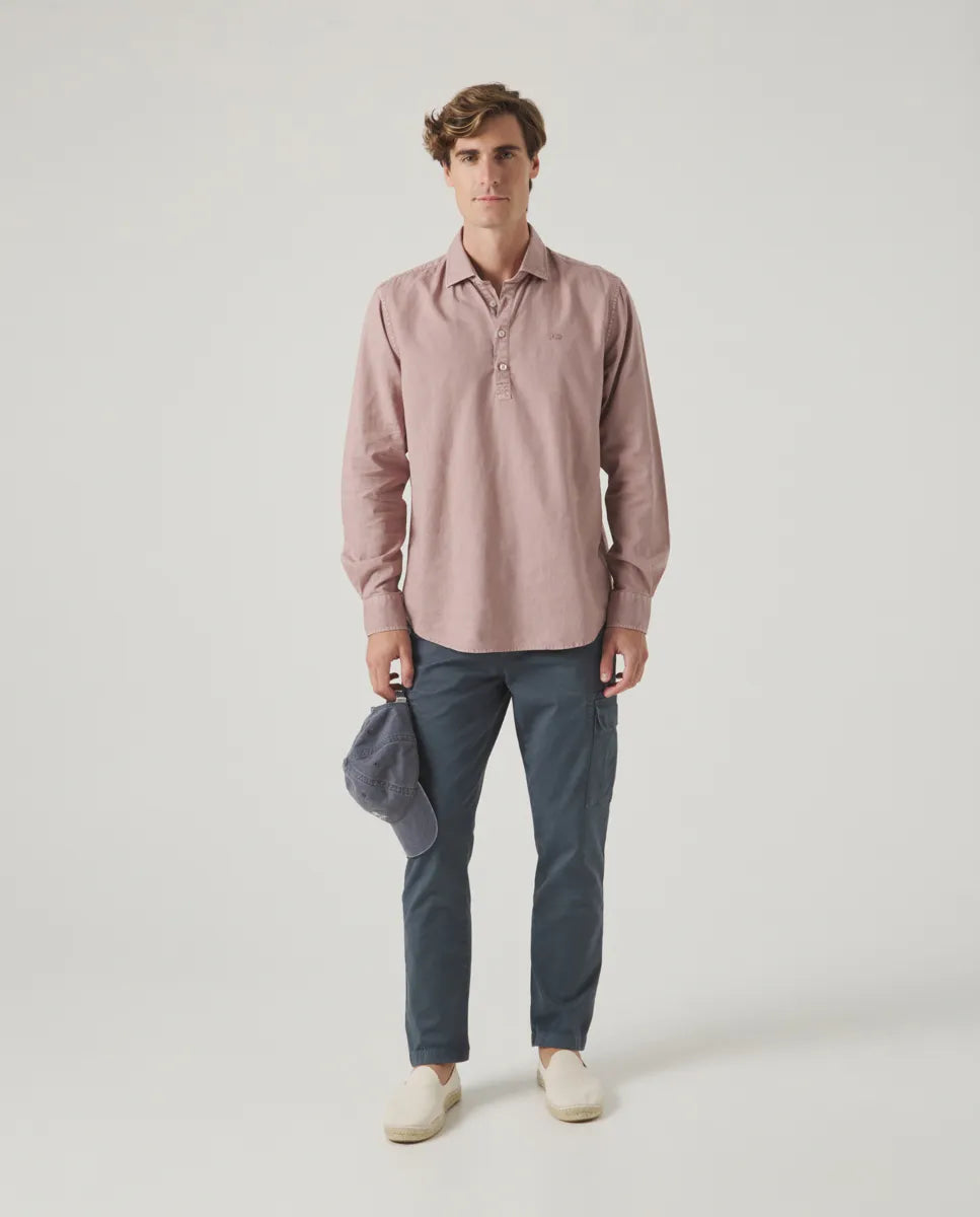 Camisa Polera Lissome Li-Co Burdeos | SCOTTA