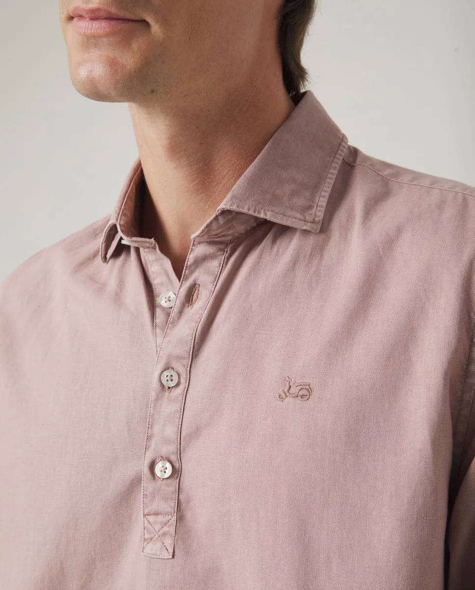 Camisa Polera Lissome Li-Co Burdeos | SCOTTA