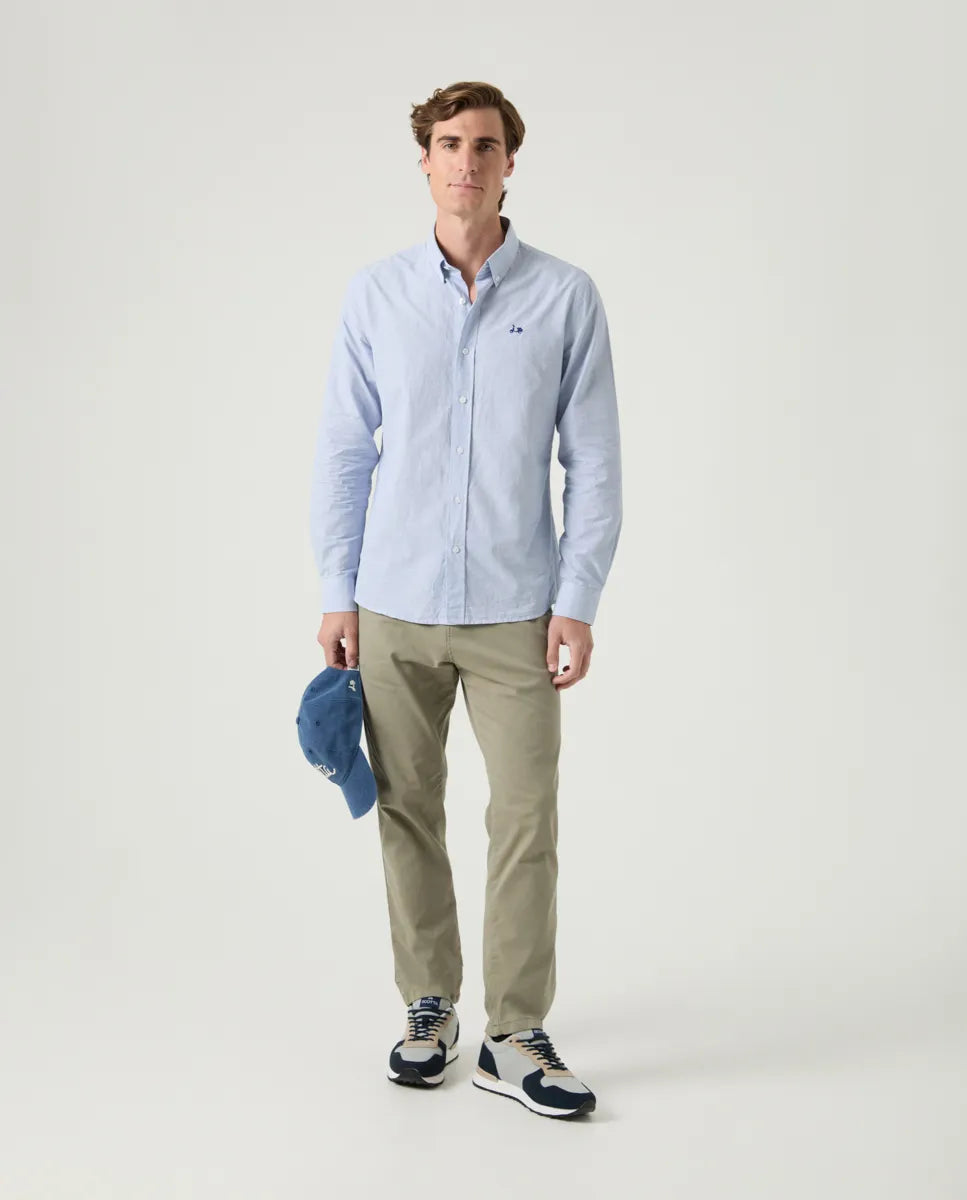 Camisa Mil Cuadros Azul Denim | SCOTTA