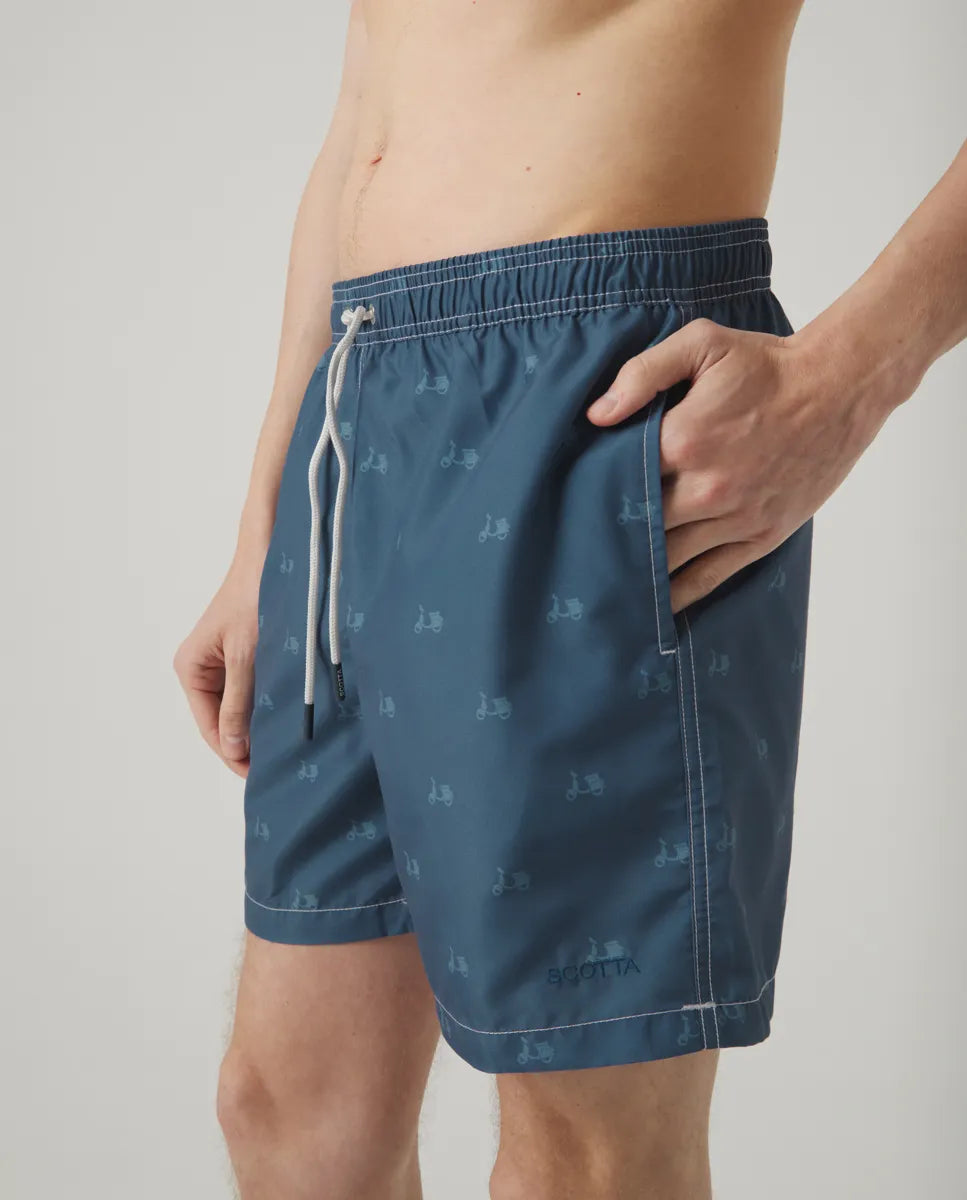 Bañador Logo Denim | SCOTTA
