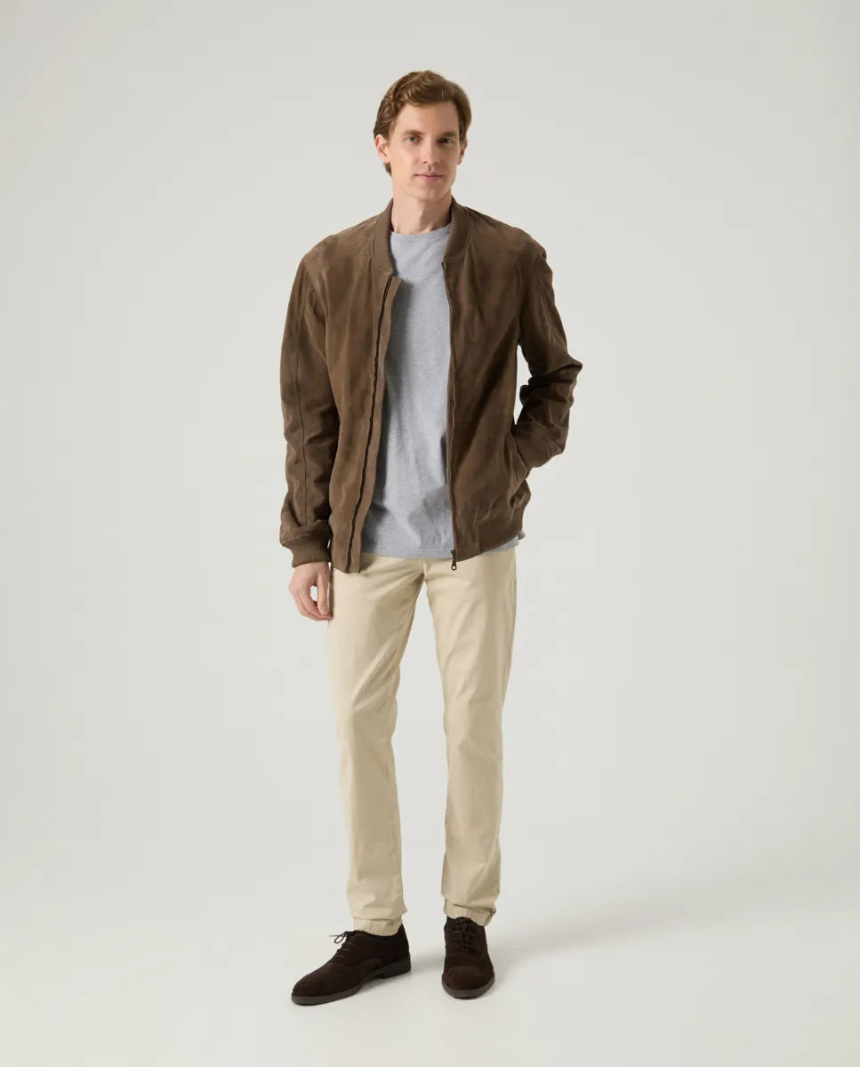 Chaqueta Piel Topo | SCOTTA