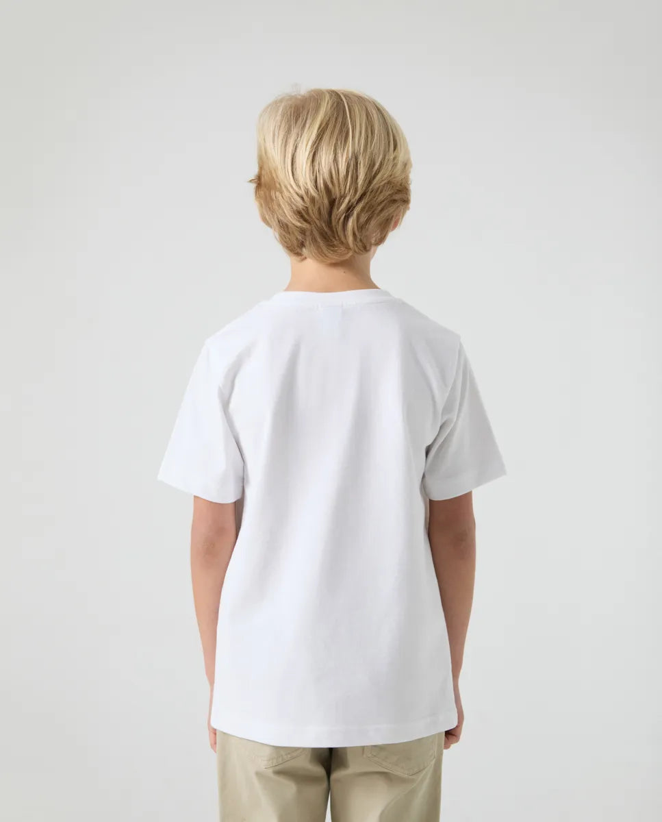 Camiseta Niño Logo Frontal Blanco | SCOTTA