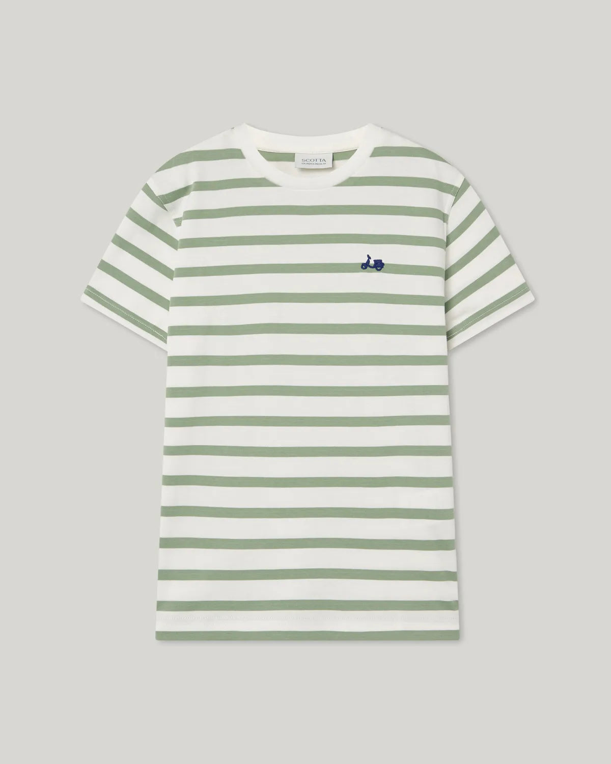 Camiseta niño rayas khaki | SCOTTA