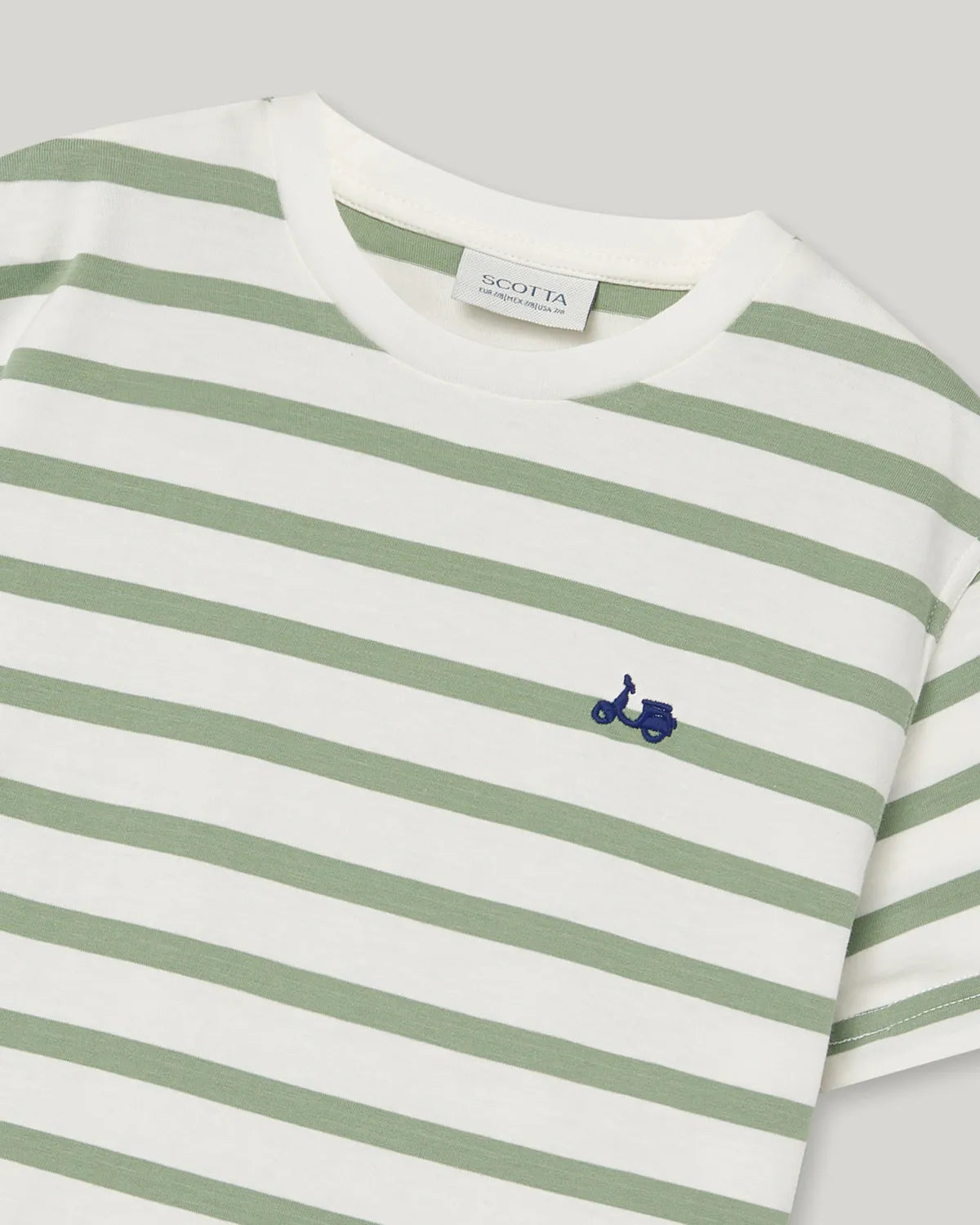 Camiseta niño rayas khaki | SCOTTA