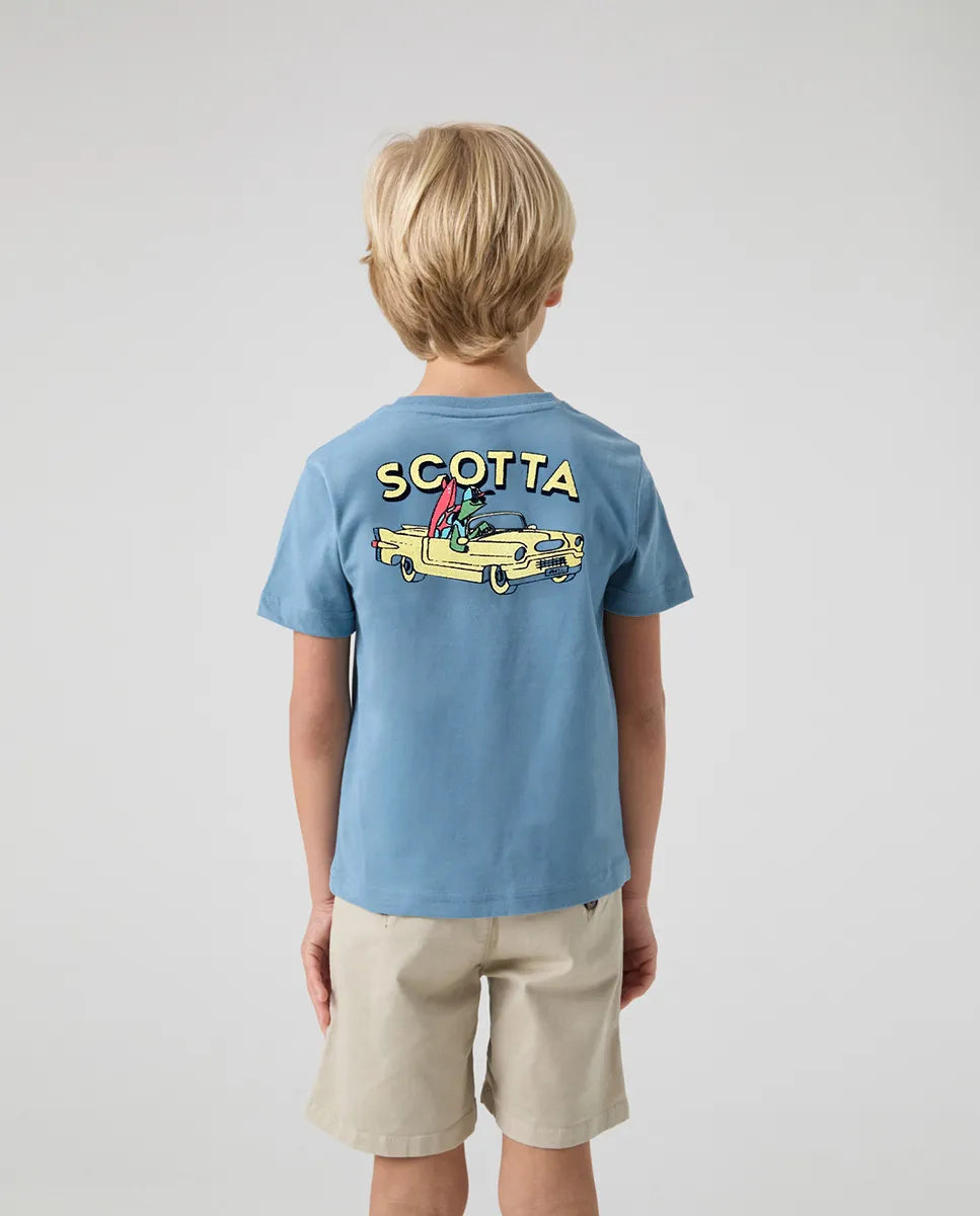 Camiseta Niño Turtle Denim | SCOTTA