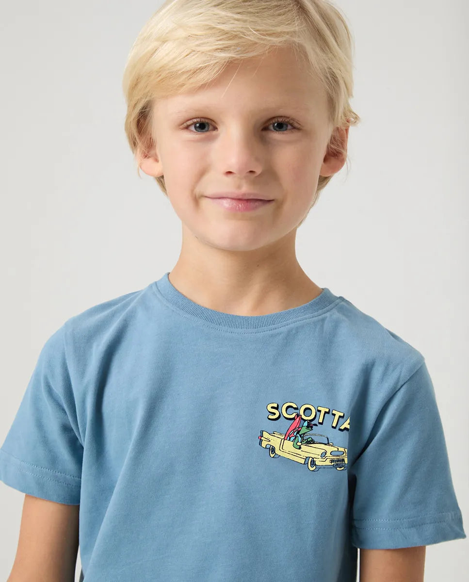 Camiseta Niño Turtle Denim | SCOTTA