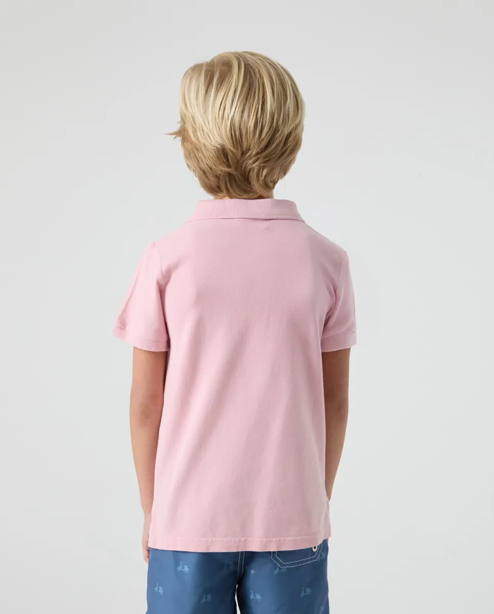 Polo Niño Garment Rosa Palo | SCOTTA