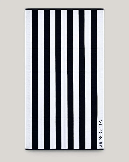 Toalla classy stripes marino | SCOTTA