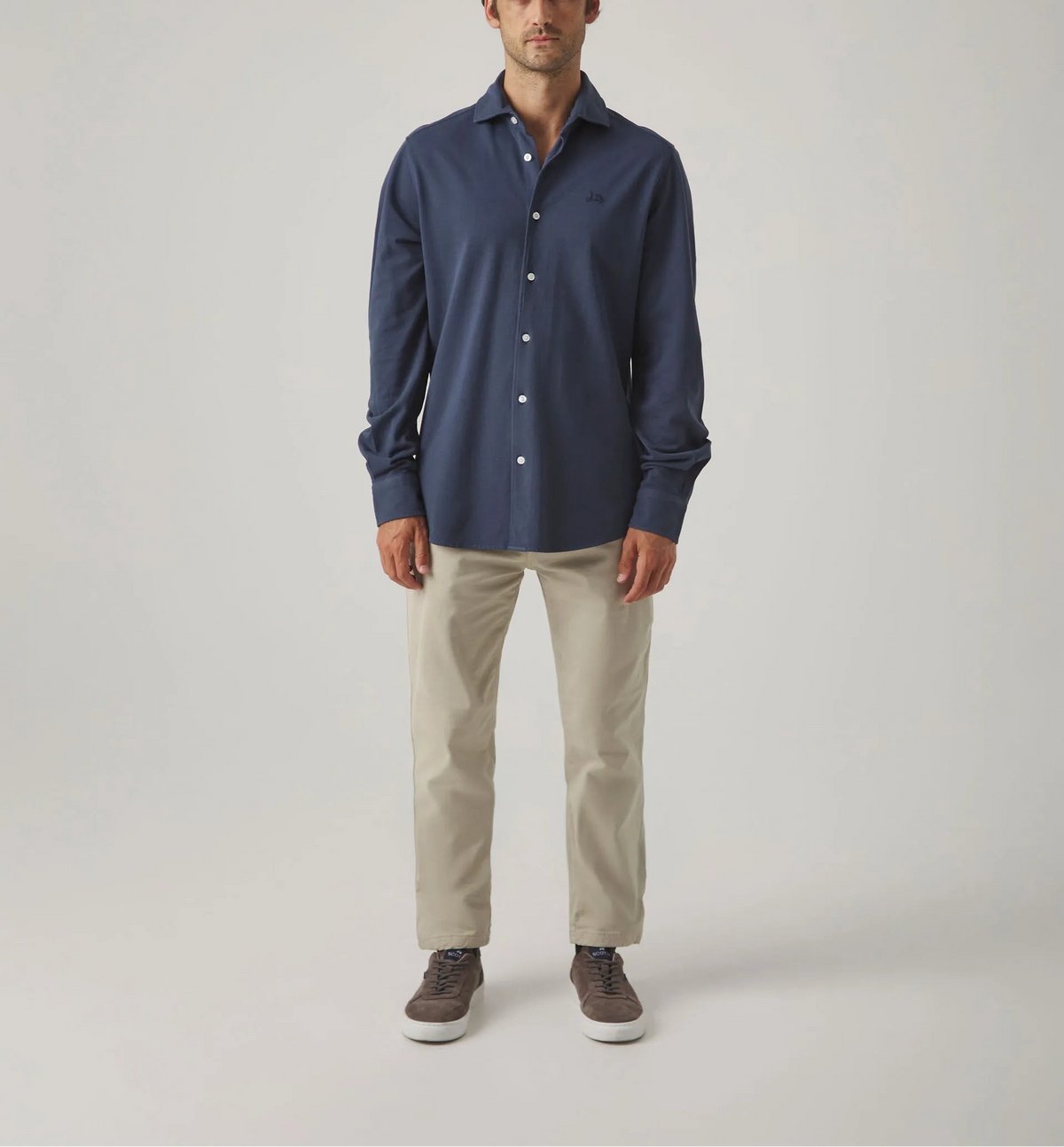 Camisa Joy Piqué Marino Oscuro | SCOTTA