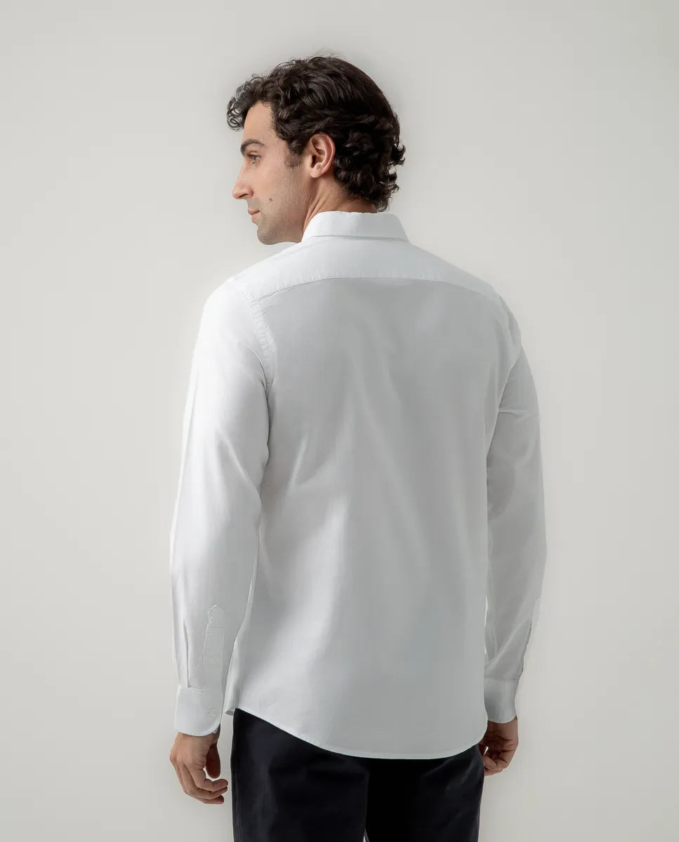Camisa Oxford Classic Blanco | SCOTTA