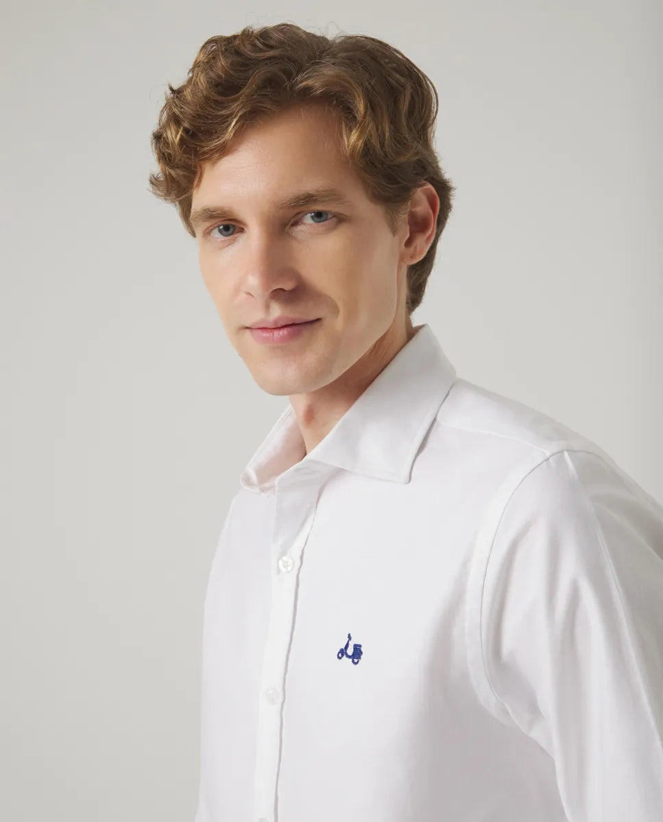 Camisa Oxford Classic Blanco | SCOTTA