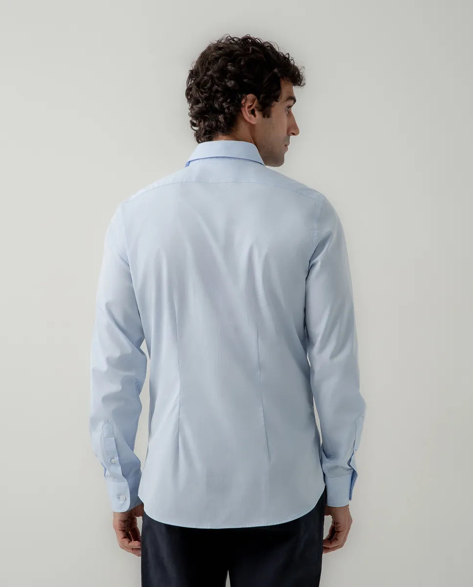 Camisa Oxford Classic Celeste | SCOTTA