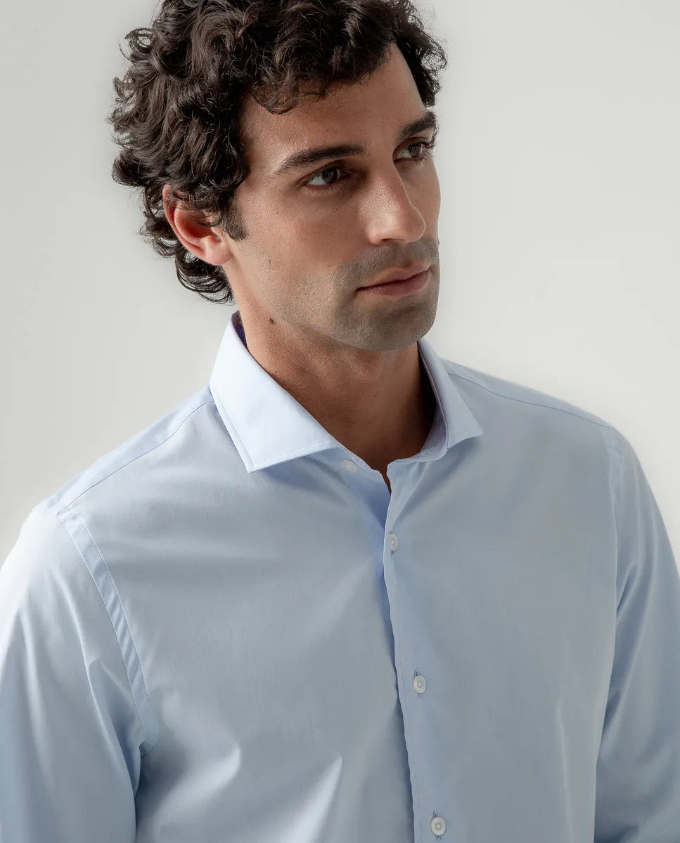 Camisa Oxford Classic Celeste | SCOTTA