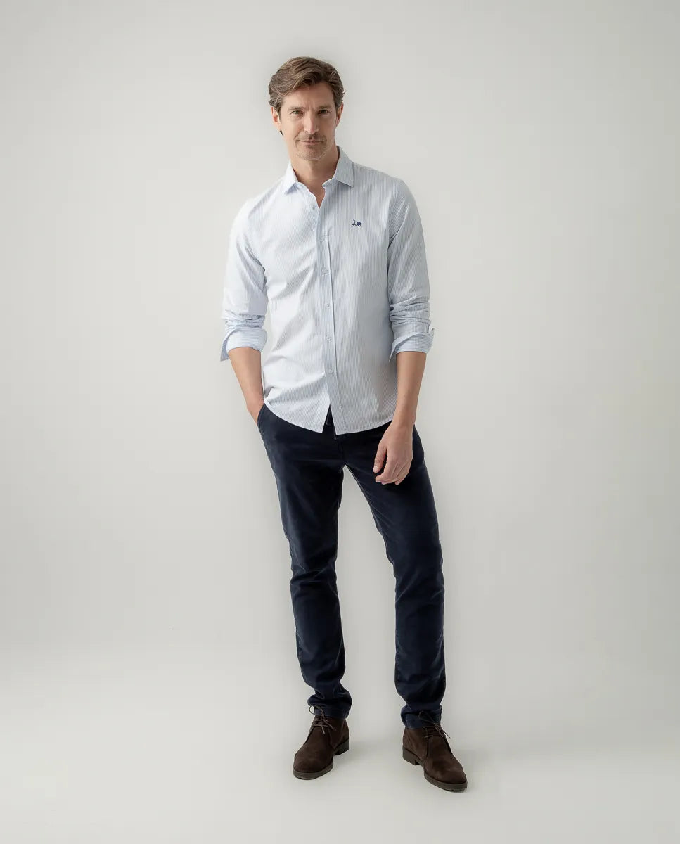Camisa Oxford Classic Rayas Azules | SCOTTA