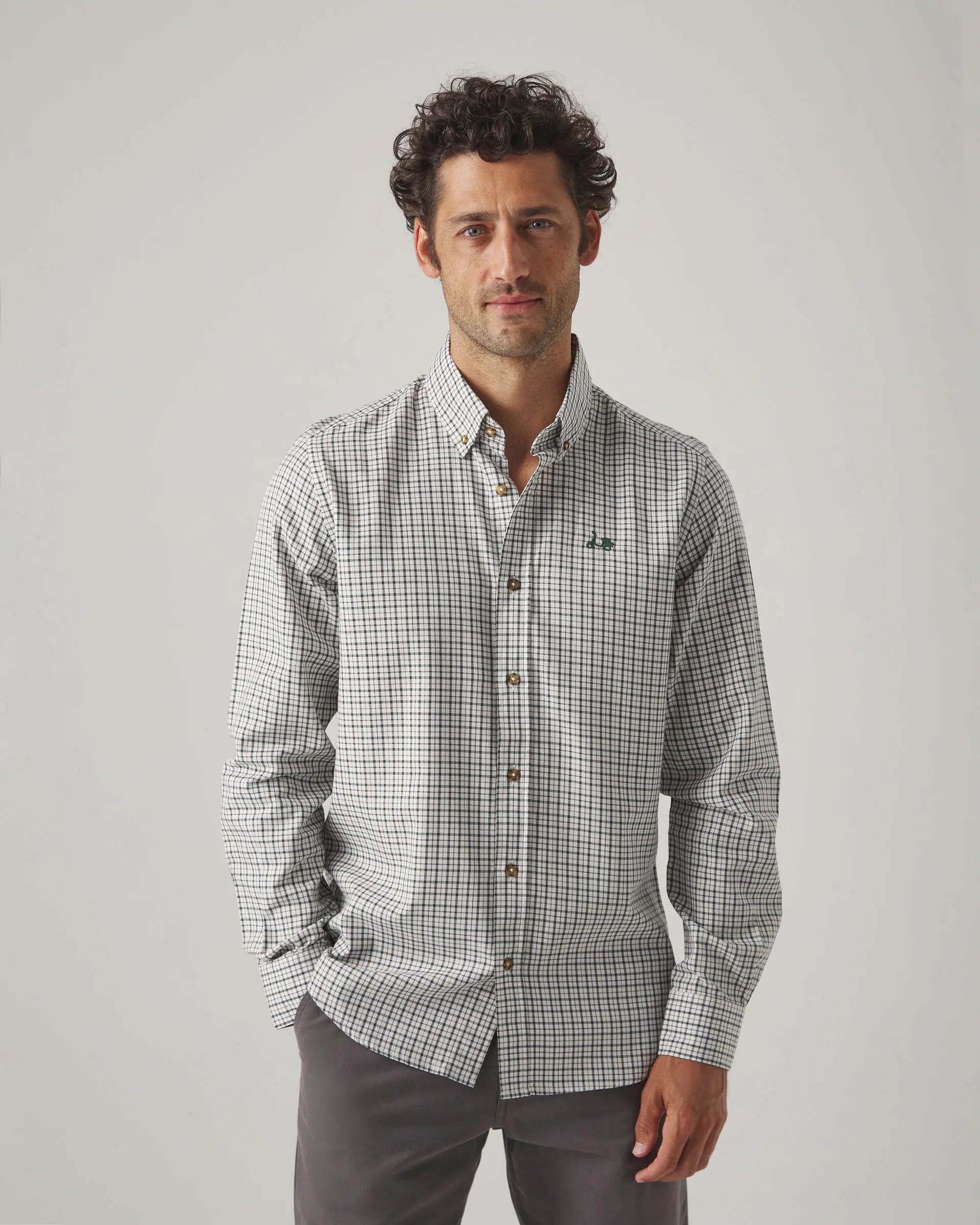 Camisa Classic Viyela Verde | SCOTTA