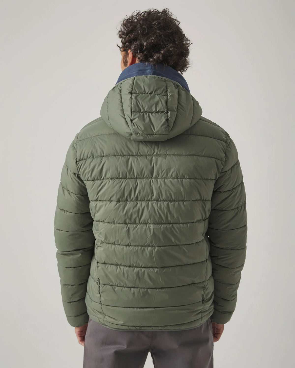 Chaqueta Hood Acolchado Khaki | SCOTTA