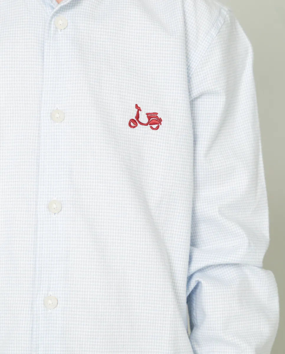 Camisa Niño Gallo Celeste | SCOTTA