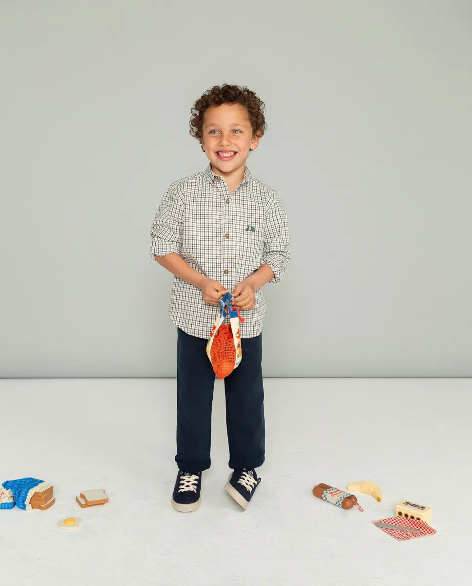 Camisa niño classic viyela verde | SCOTTA