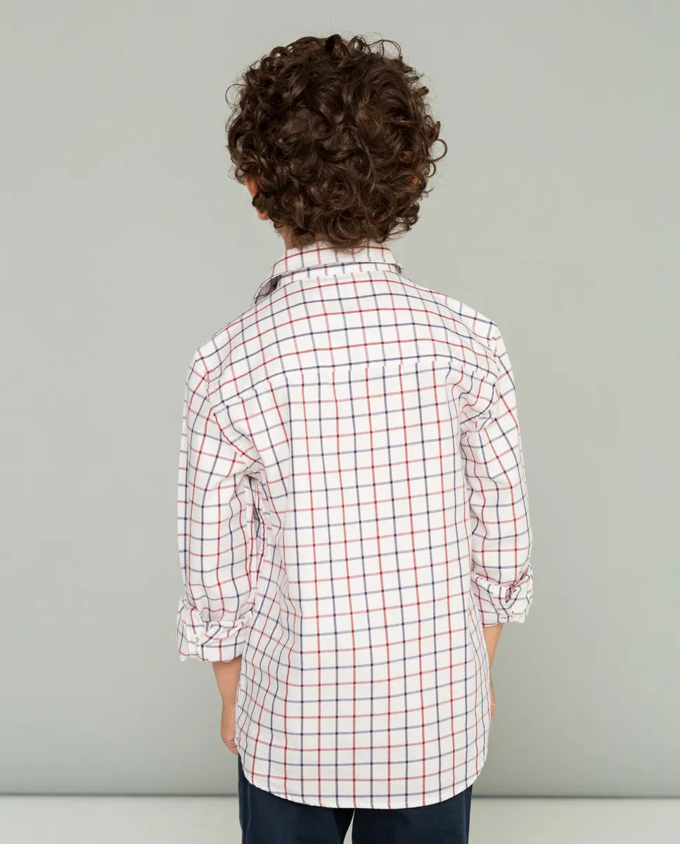 Camisa niño polera dopo blanco | SCOTTA
