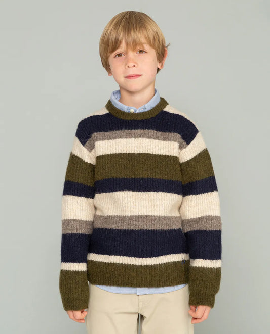 Jersey Niño Stripes Verde | SCOTTA