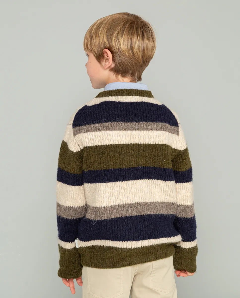 Jersey Niño Stripes Verde | SCOTTA