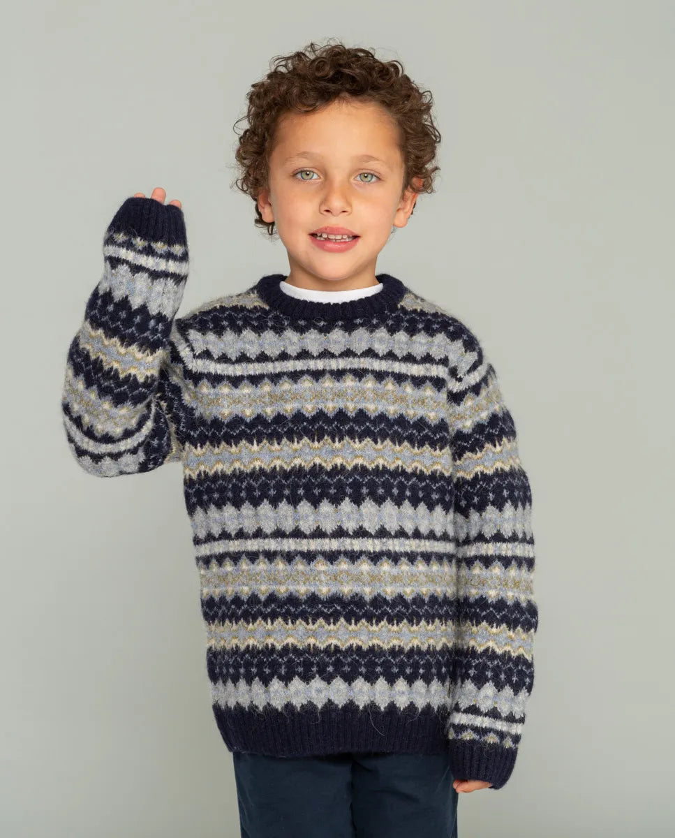 Jersey Niño Greca Ethnic Marino | SCOTTA