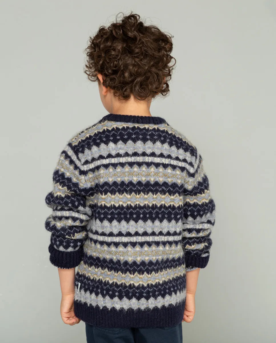 Jersey Niño Greca Ethnic Marino | SCOTTA