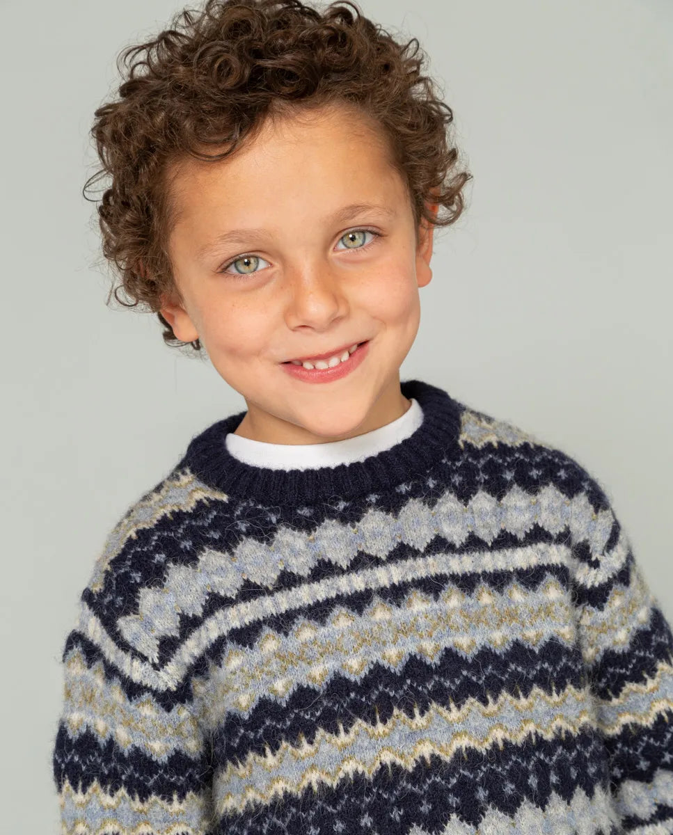 Jersey Niño Greca Ethnic Marino | SCOTTA