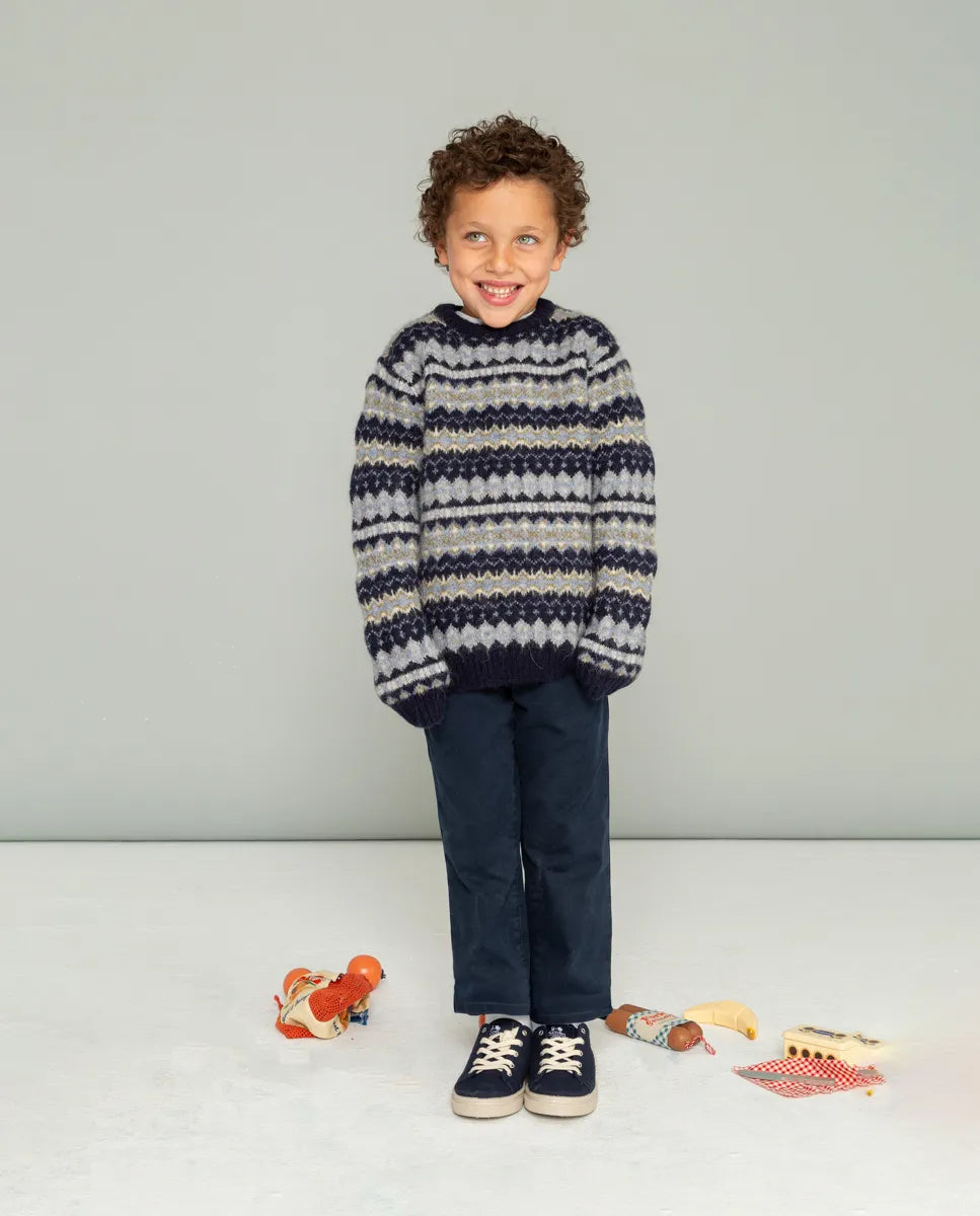 Jersey Niño Greca Ethnic Marino | SCOTTA