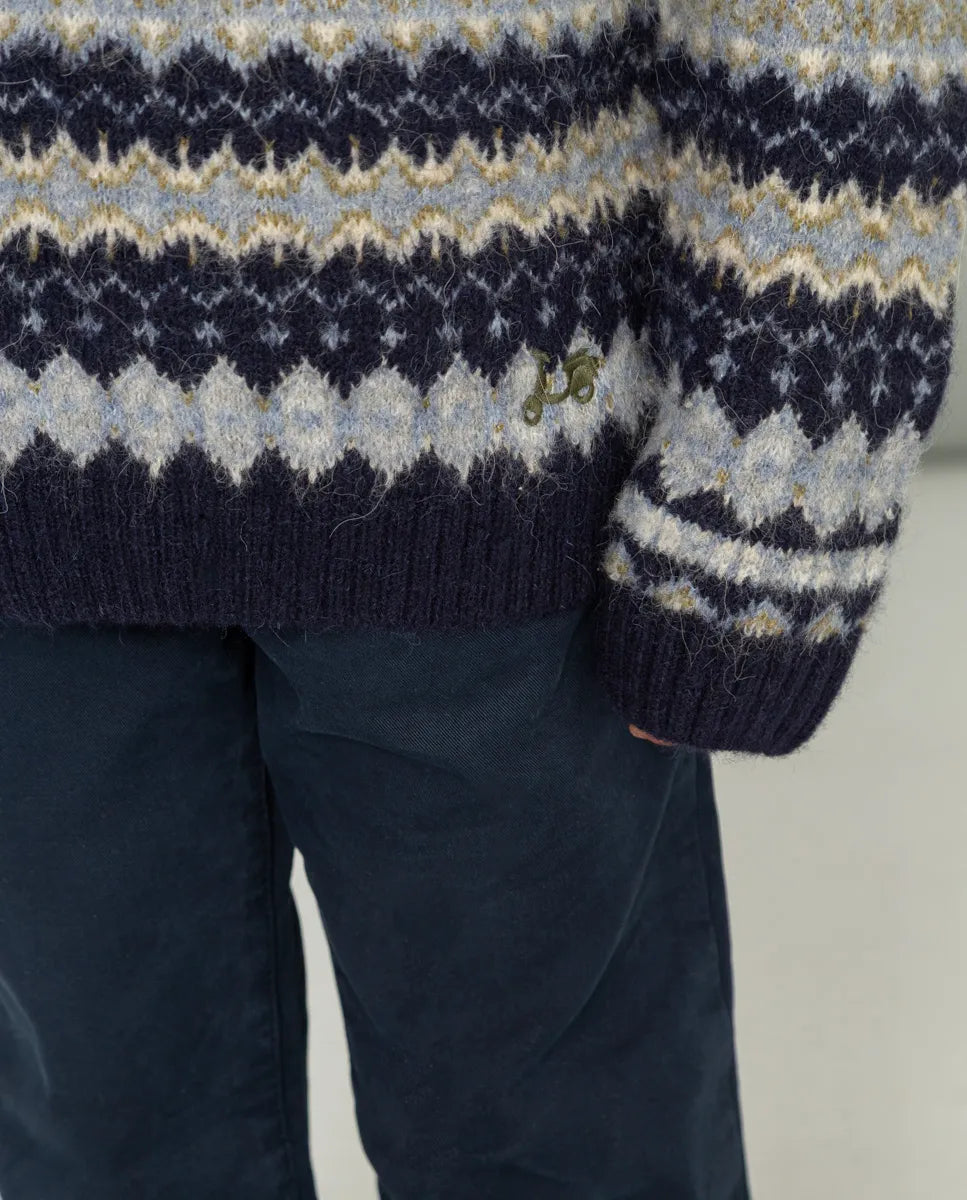 Jersey Niño Greca Ethnic Marino | SCOTTA