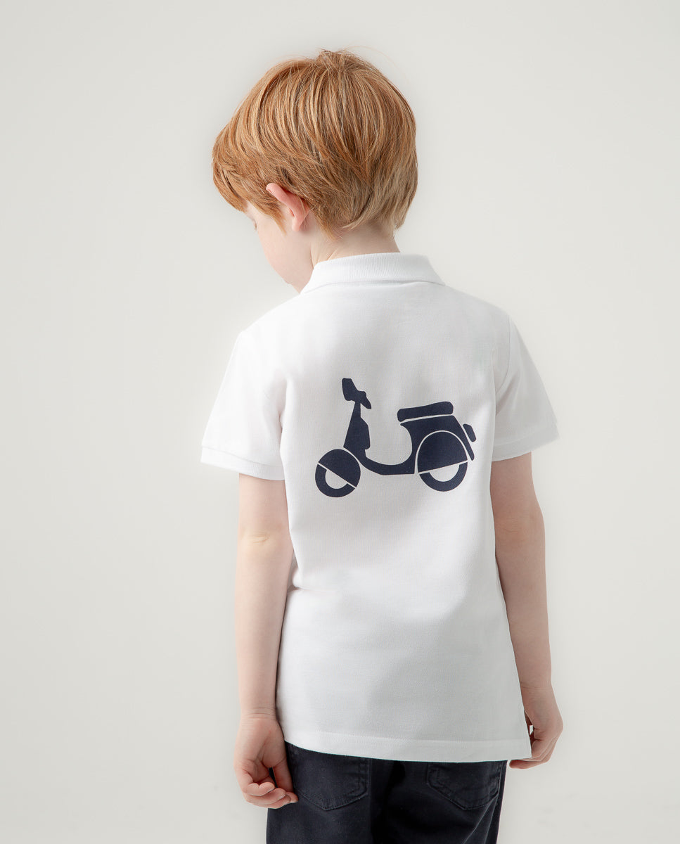 Polo Niño Classic Blanco | SCOTTA