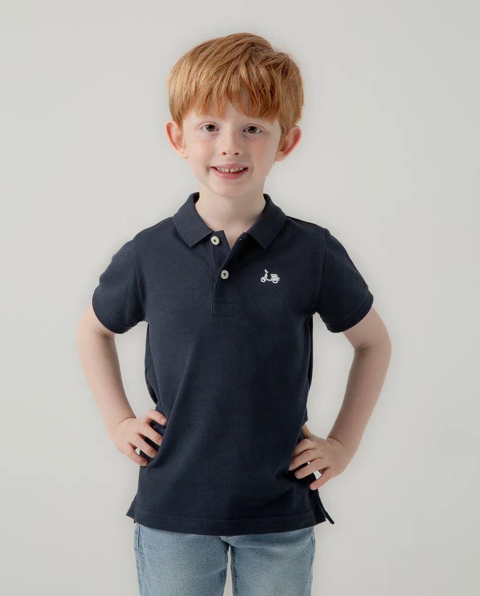Polo Niño Classic Marino | SCOTTA
