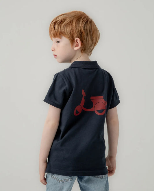 Polo Niño Classic Marino | SCOTTA