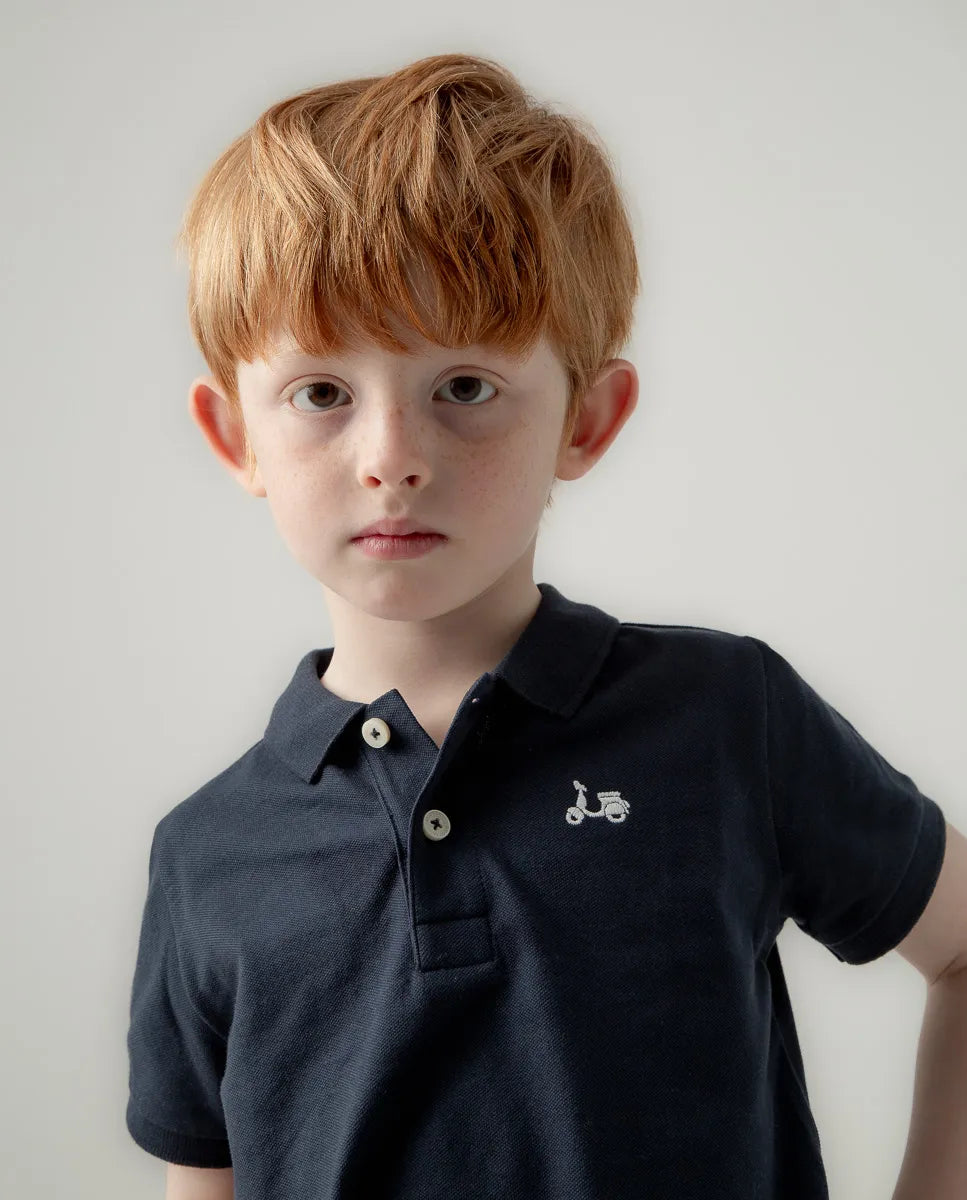 Polo Niño Classic Marino | SCOTTA