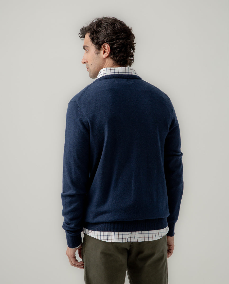 Jersey V neck merino marino | SCOTTA