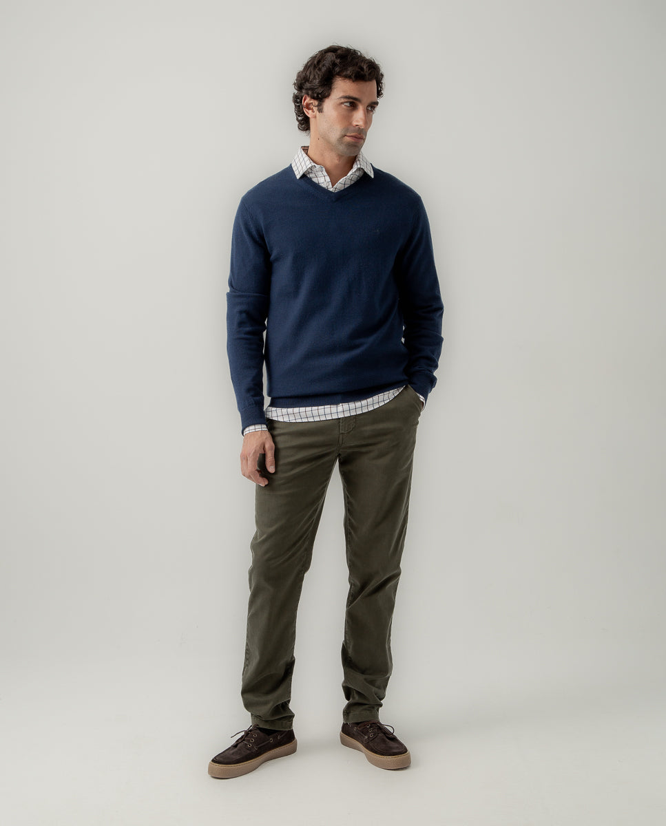 Jersey V neck merino marino | SCOTTA