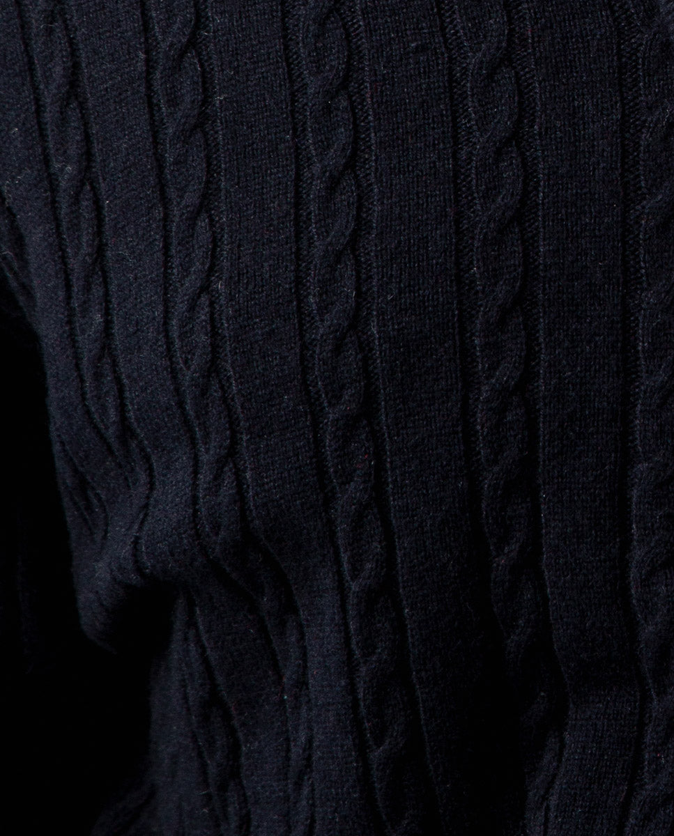 Jersey zip ochos marino | SCOTTA