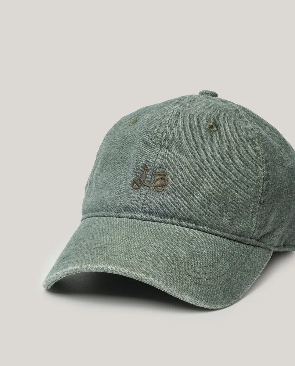 Gorra efecto lavado moto khaki | SCOTTA