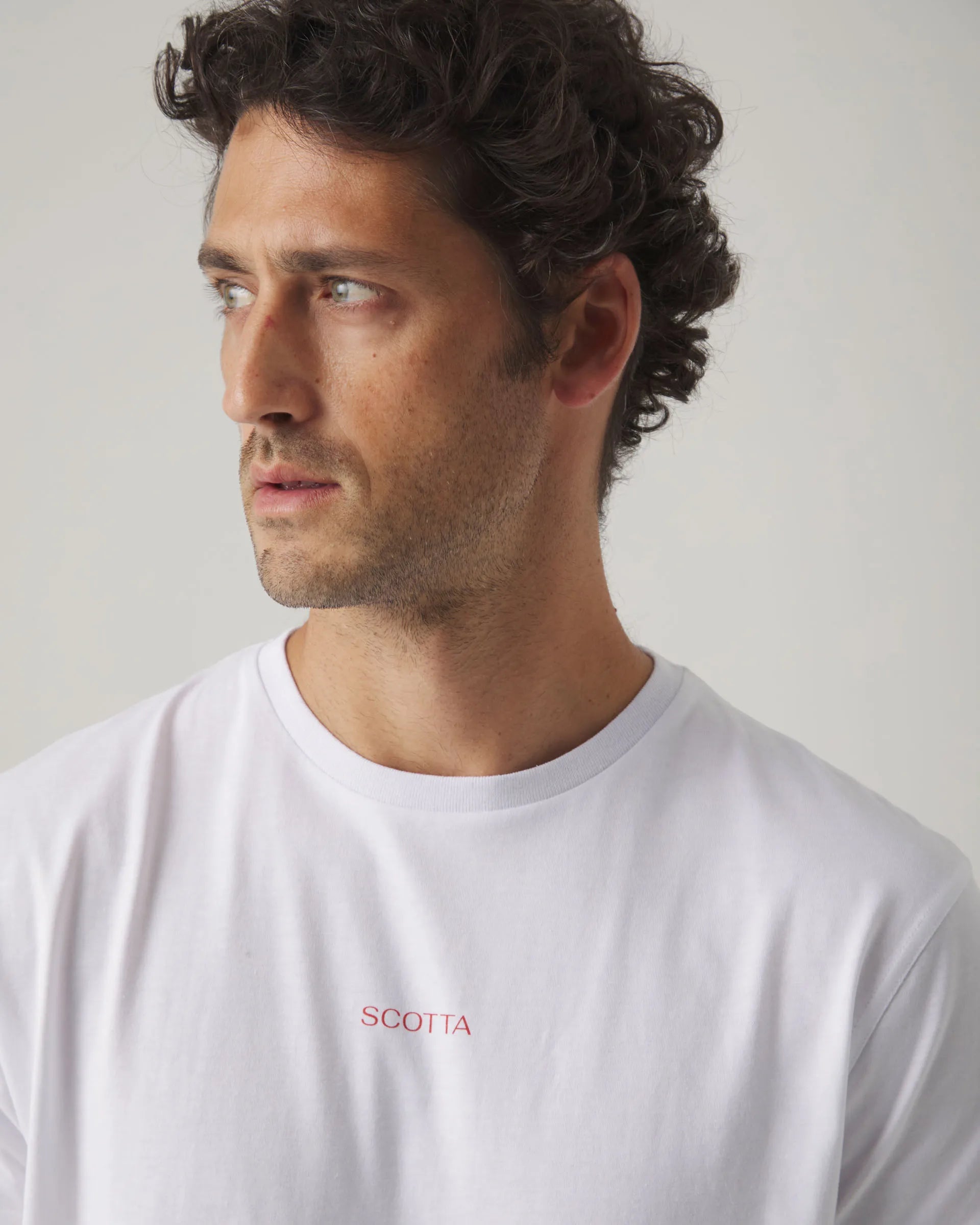 Camiseta blanca colaboración x Focacciamo | SCOTTA
