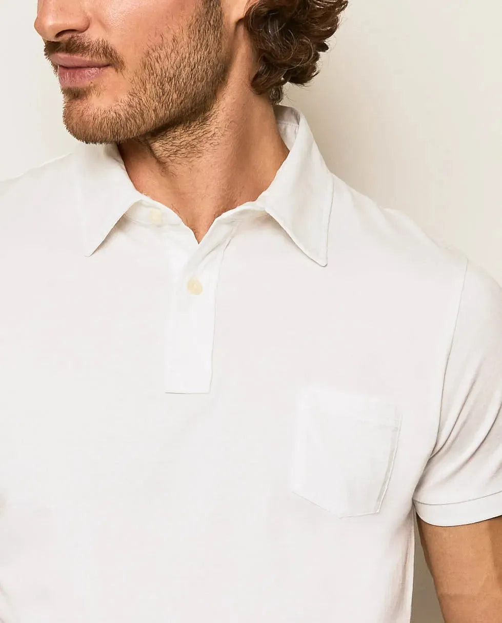 Polo ligero 100% algodón blanco | SCOTTA