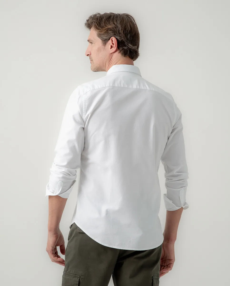Camisa oxford blanco | SCOTTA