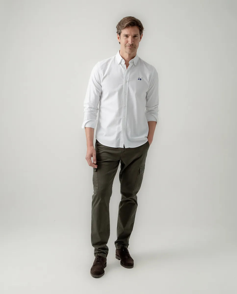 Camisa oxford blanco | SCOTTA