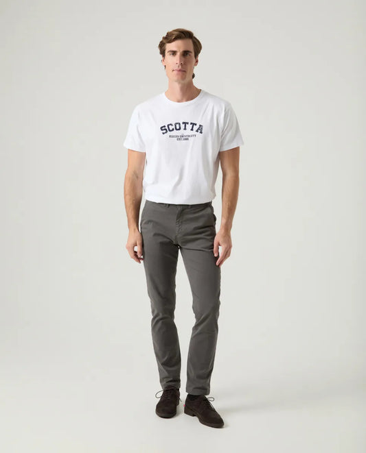 Pantalón Steve Chino Regular Gris | SCOTTA