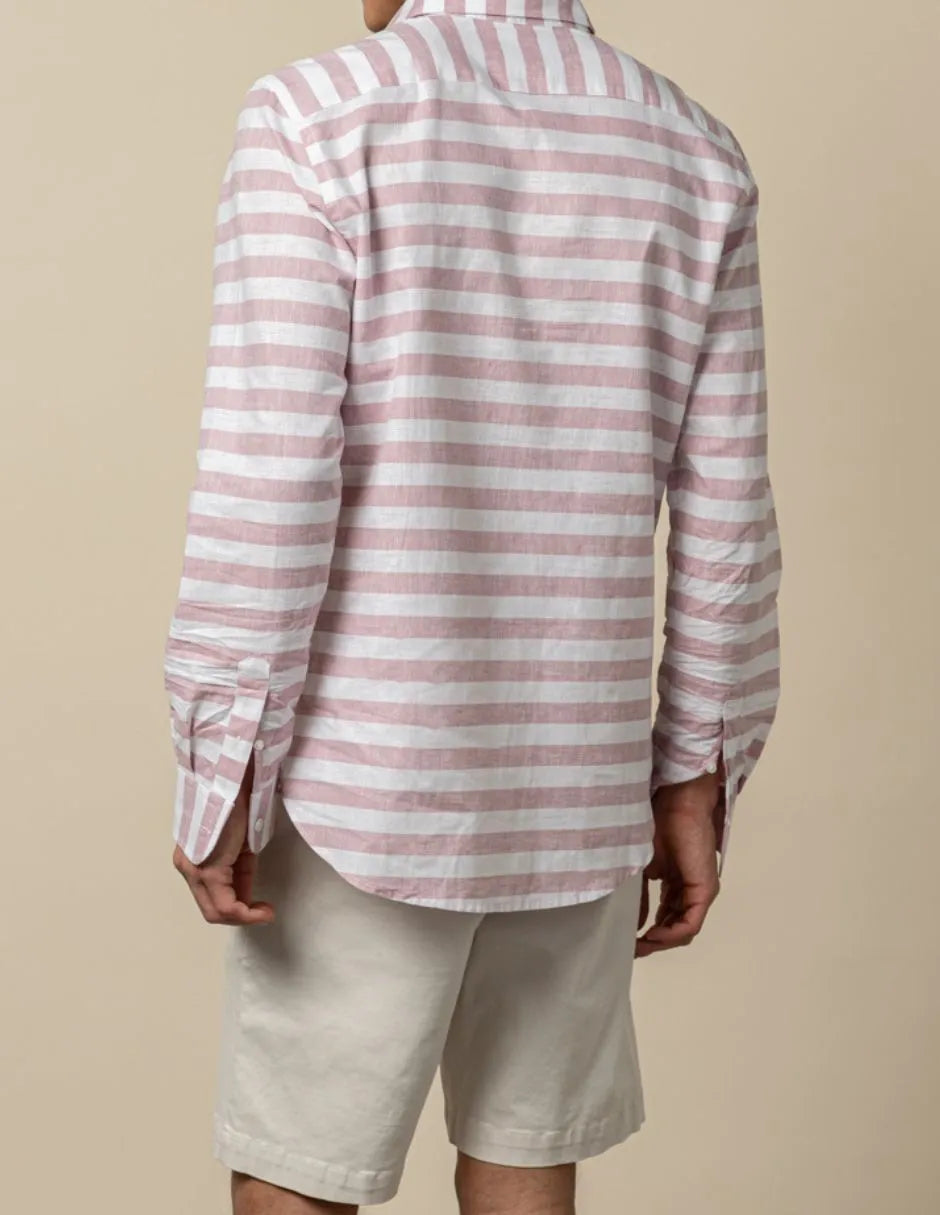 Camisa raya sea burdeos | SCOTTA